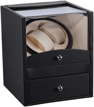 Watch Winder Box 2 2 Automatic Mechanical Watch Winder Double Watch Winding Box Shaker Quiet Silence Motor Watches Storage Winding