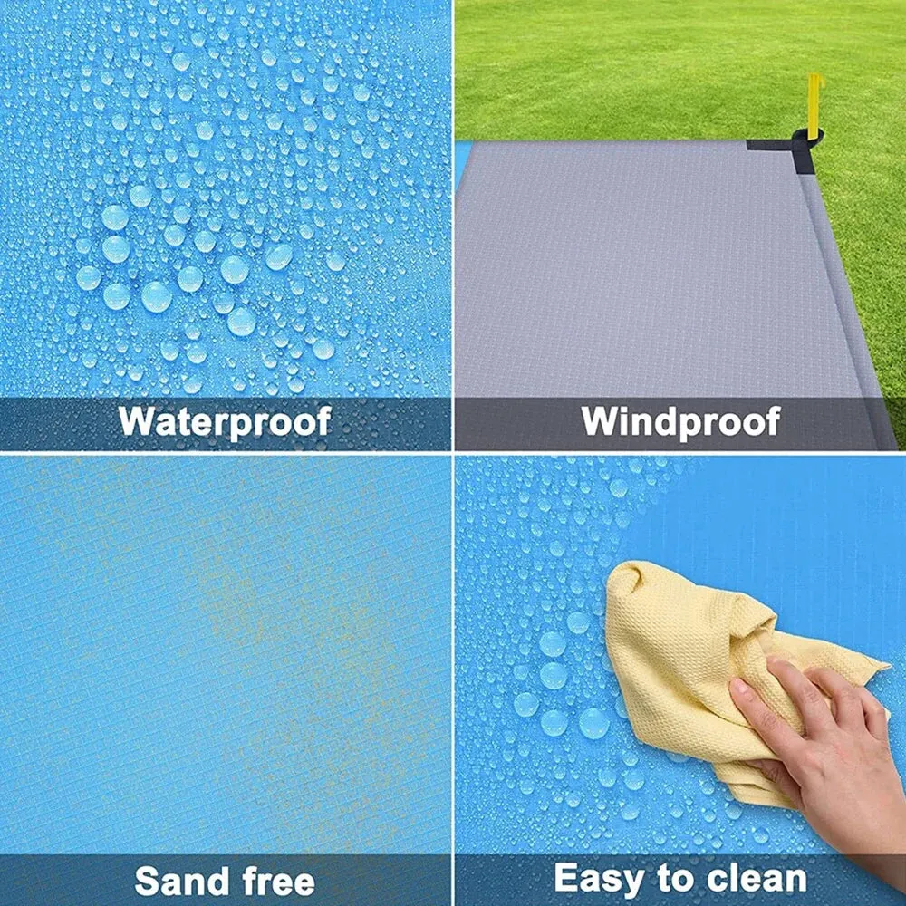 Waterproof Beach Blanket for Travel Camping and Outdoor Activities