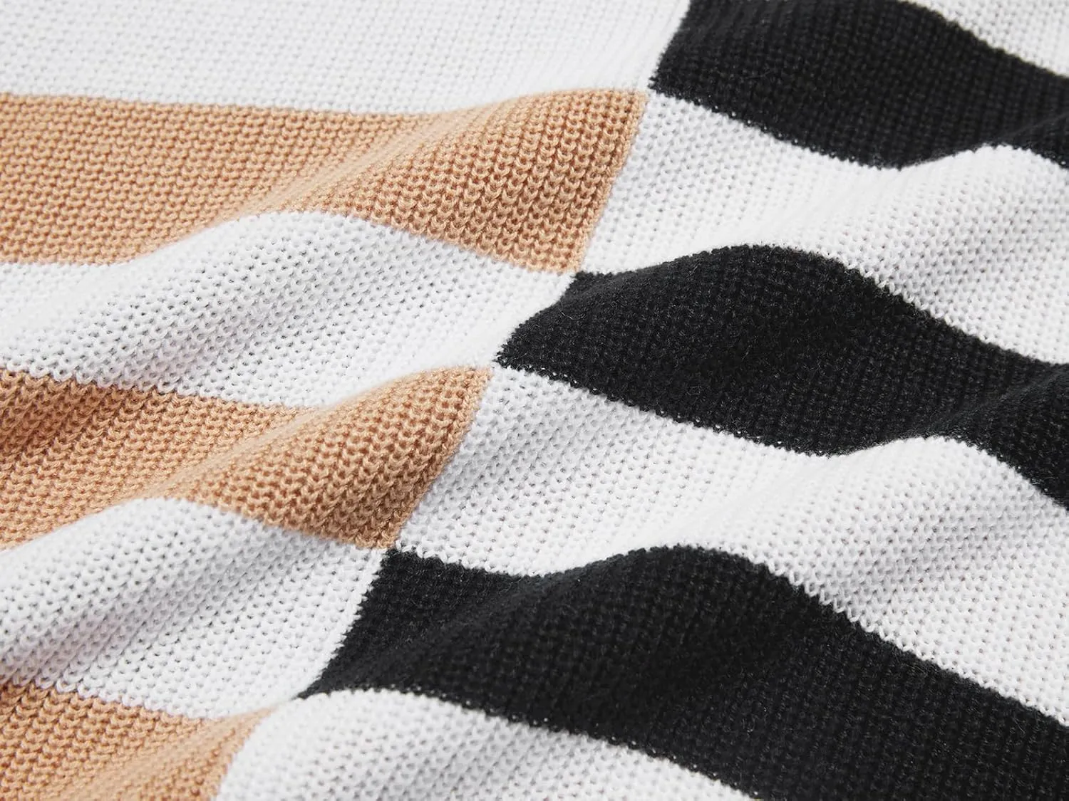 Wenrine Womens Summer Striped Dress Sleeveless Knitted Contrast Color Side Slit Casual Maxi Beach Dress