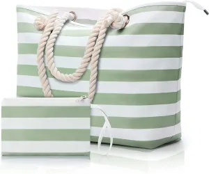 WLLWOO WLLWOO Beach Bags for Women, Extra Large Waterproof Sandproof Tote, Swim Pool Vacation Totes