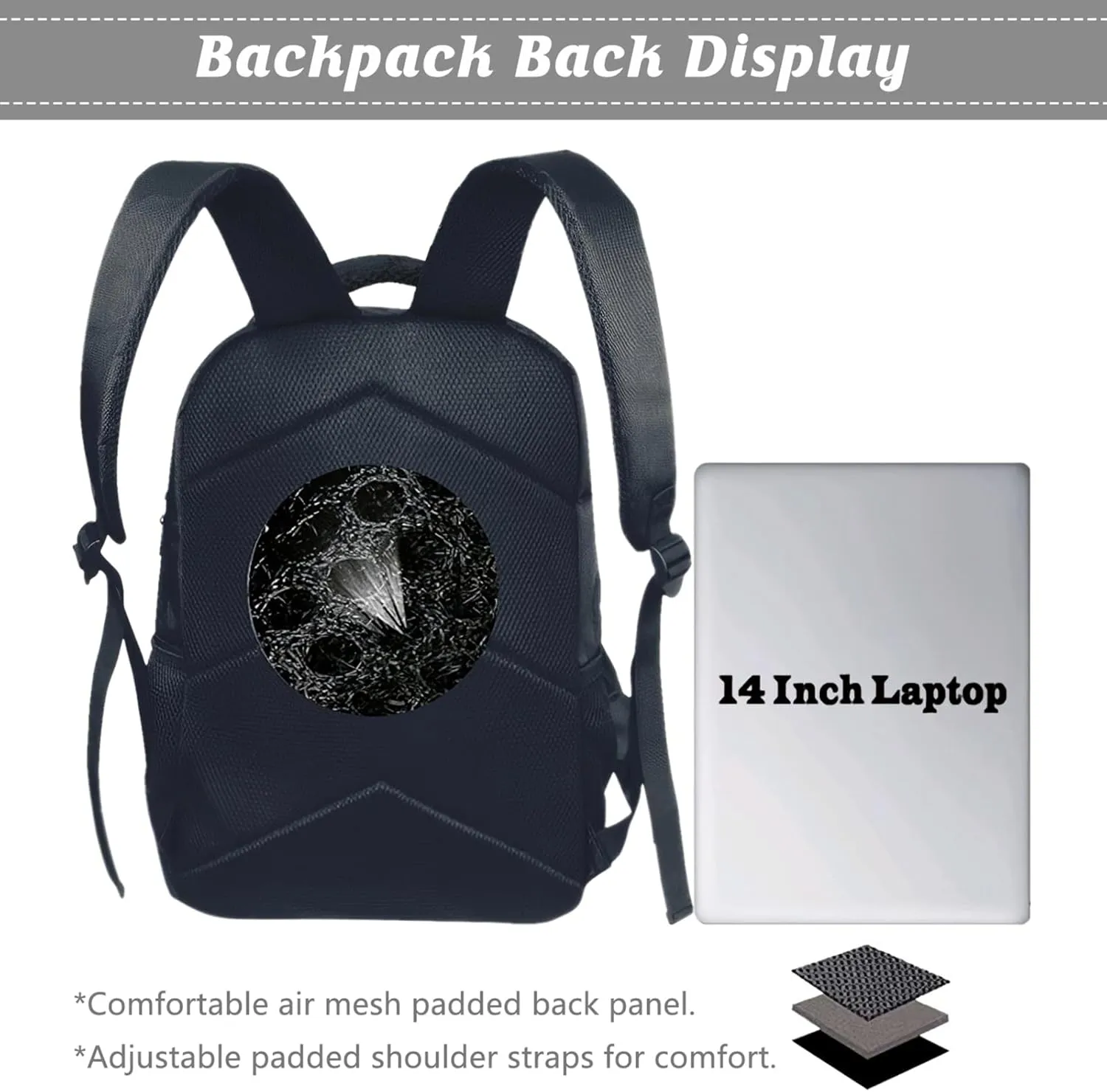 Wolf Backpack Kids Bookbag 16inch Schoolbag With Lunch Box Bag And Pencil Case Set For Boys Girls