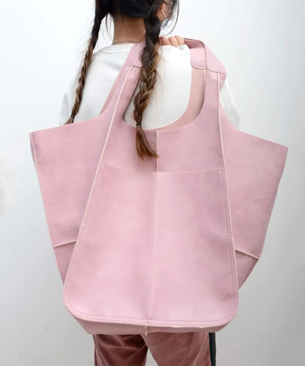 Women Big Hobo Handbag Leather Shoulder Bag Work Large Capacity Tote Purses