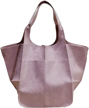 Women Big Hobo Handbag Leather Shoulder Bag Work Large Capacity Tote Purses