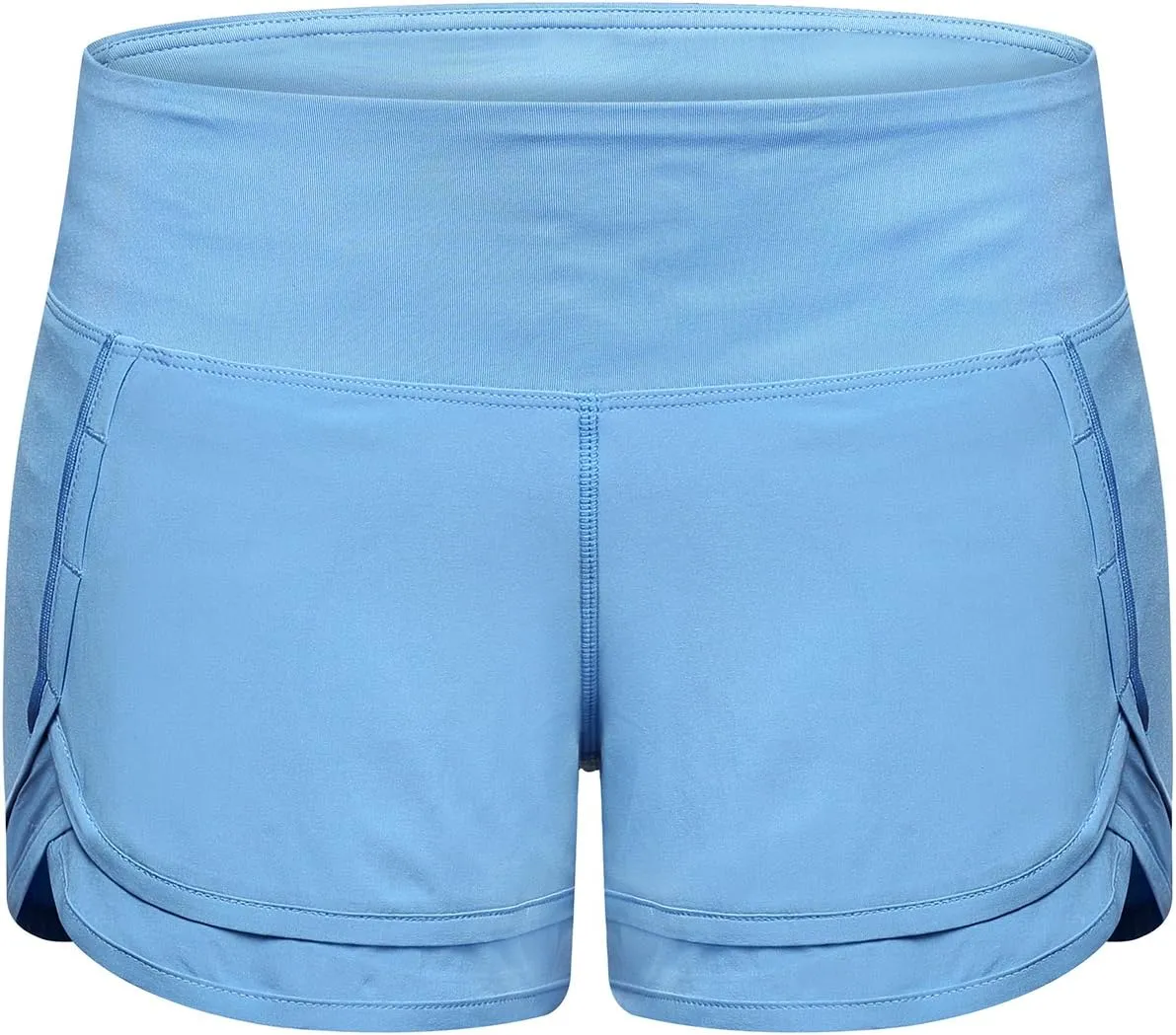 Women Stylish Lightweight Running Workout Volleyball Mesh Liner Shorts