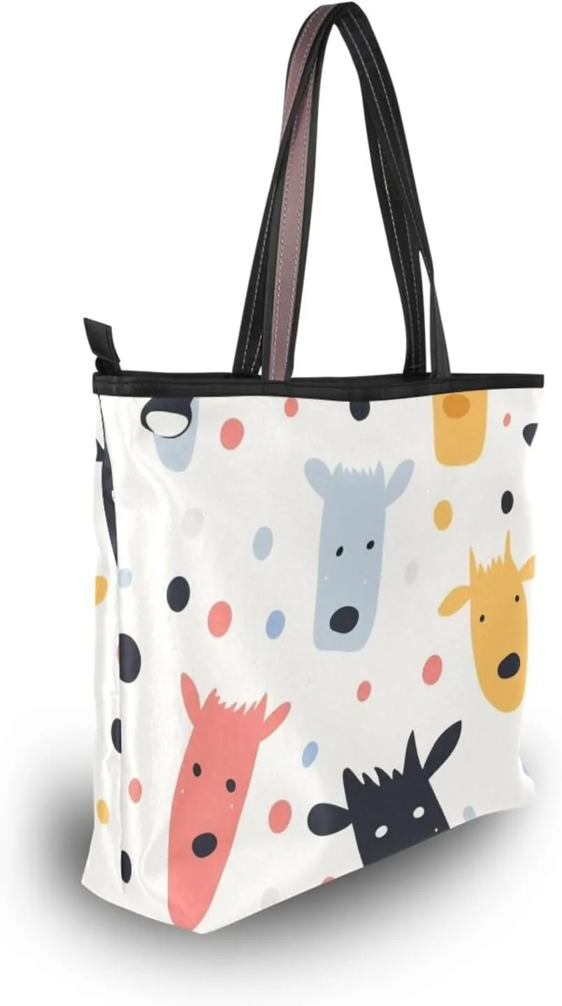 Women Tote Bag, Large Shoulder Hobo Bags Casual Handbags Big Capacity Shopping Work Bag for Vacation, 6