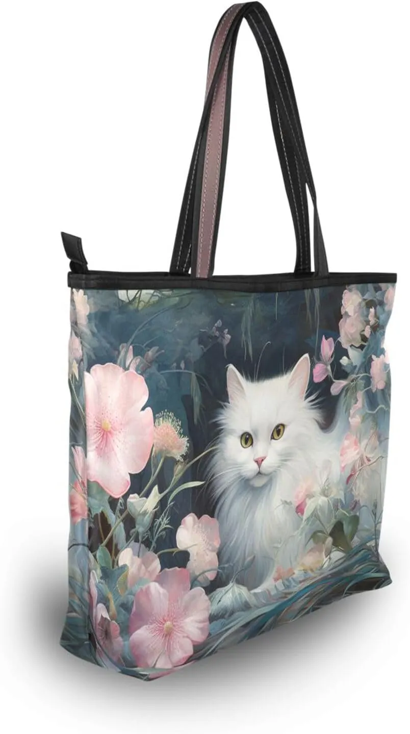 Women Tote Bag, Large Shoulder Hobo Bags Casual Handbags Big Capacity Shopping Work Bag for Vacation, 6