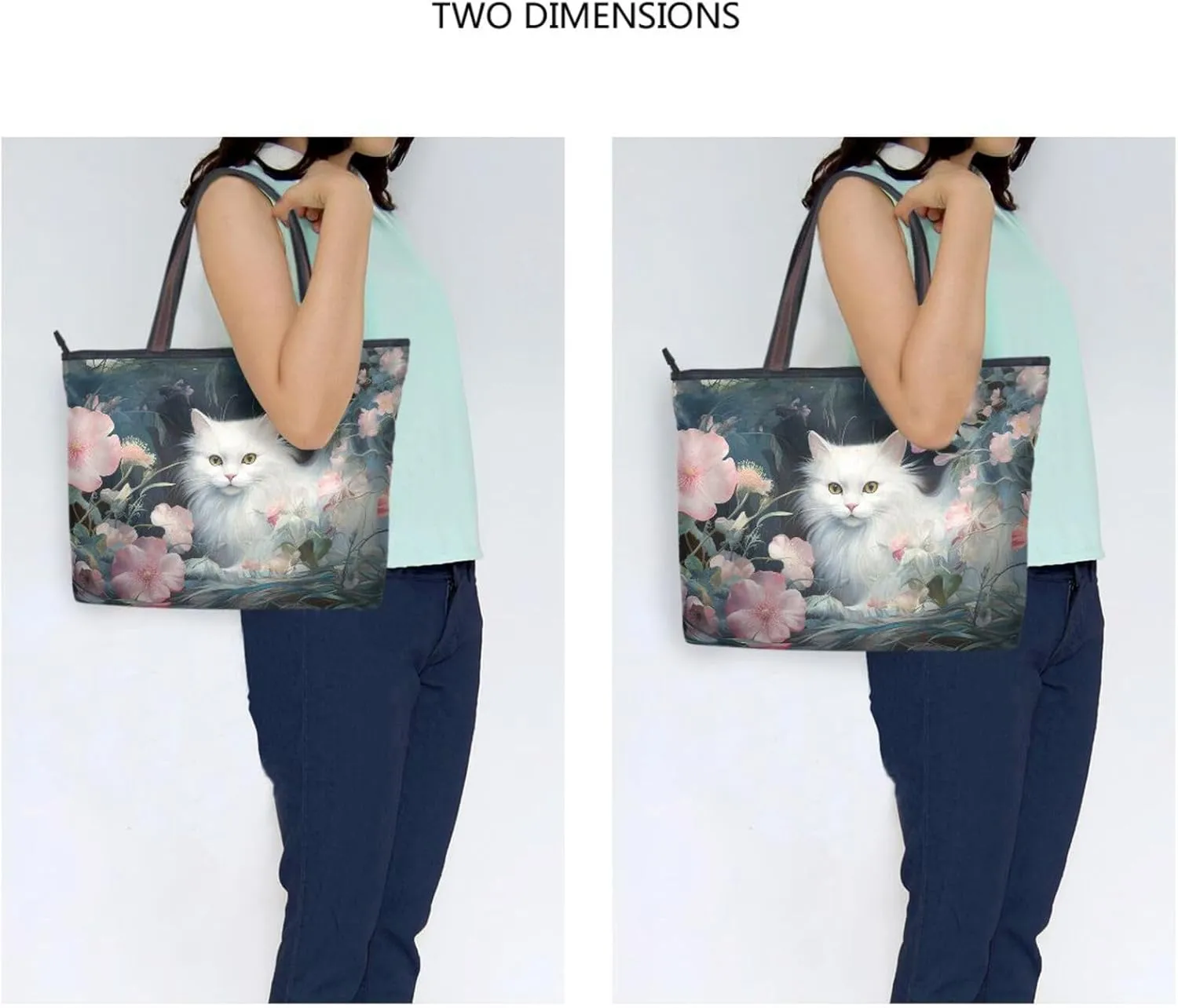 Women Tote Bag, Large Shoulder Hobo Bags Casual Handbags Big Capacity Shopping Work Bag for Vacation, 6