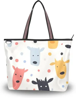 Women Tote Bag, Large Shoulder Hobo Bags Casual Handbags Big Capacity Shopping Work Bag for Vacation, 6