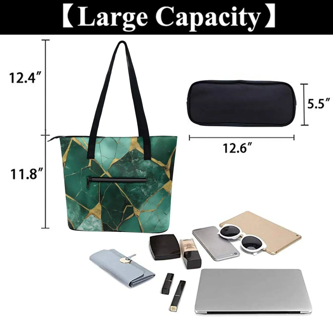 Women's Novelty Shoulder Bag, Lightweight Durable Handbag, Large Capacity Tote Bags for Laptop, Books