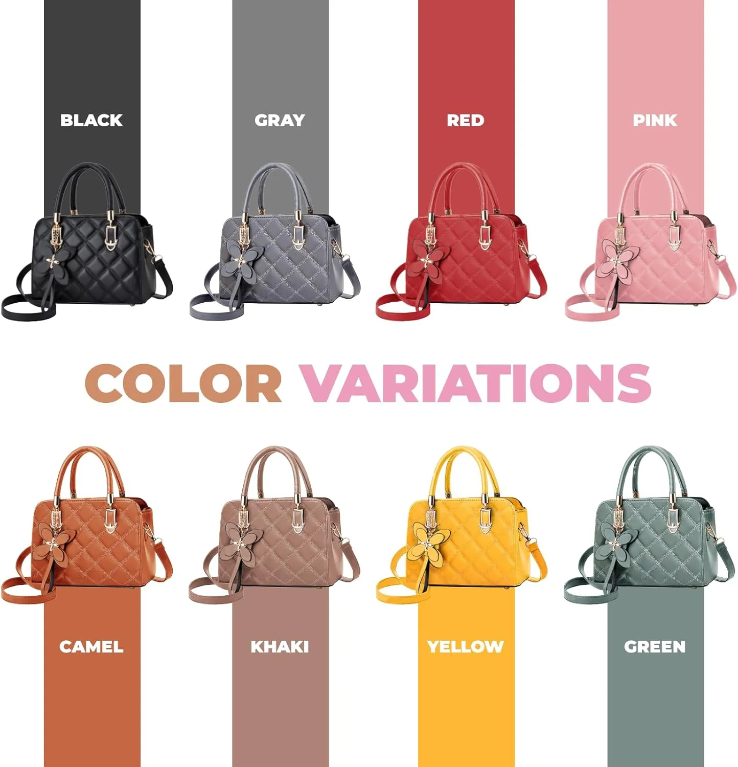 Women’s Shoulder Bag, Small Crossbody Handbag, Spacious, Multiple pockets, Adjustable strap