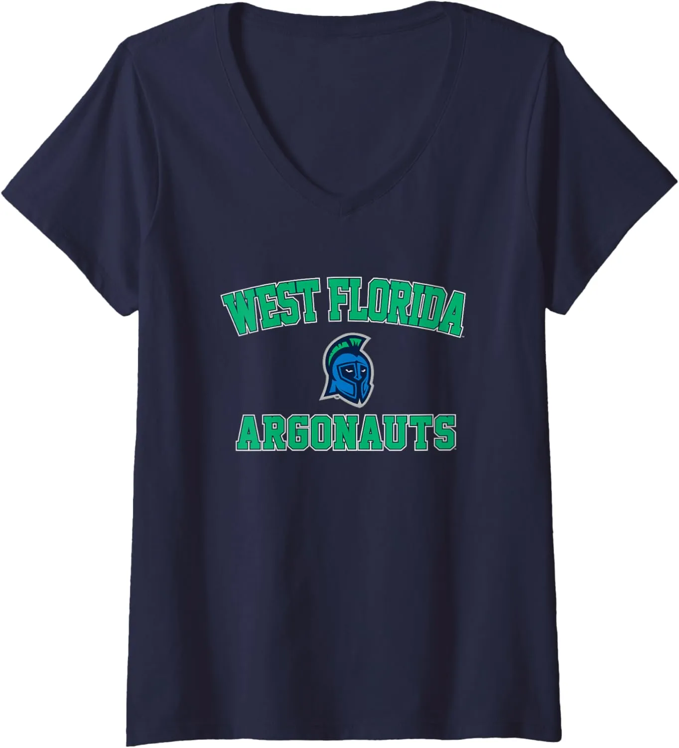 Womens University of West Florida UWF Argonauts Campus Classic V-Neck T-Shirt