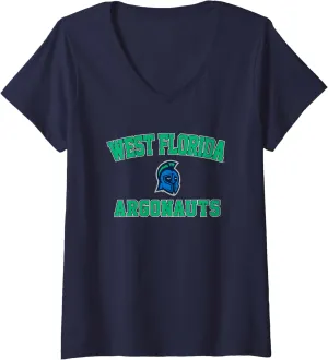 Womens University of West Florida UWF Argonauts Campus Classic V-Neck T-Shirt