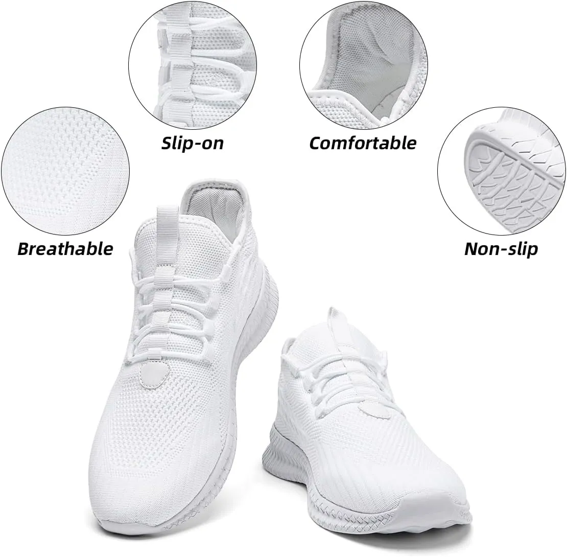 Womens Walking Shoes Lightweight Running Sneakers Comfortable Casual Breathable Mesh Work Gym Workout Sports