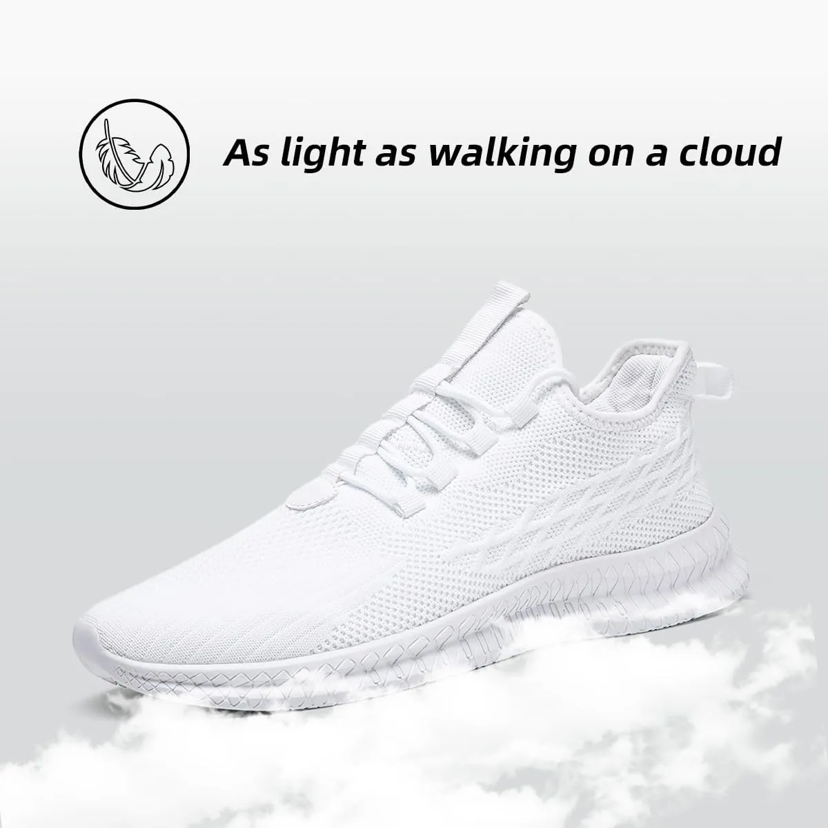Womens Walking Shoes Lightweight Running Sneakers Comfortable Casual Breathable Mesh Work Gym Workout Sports
