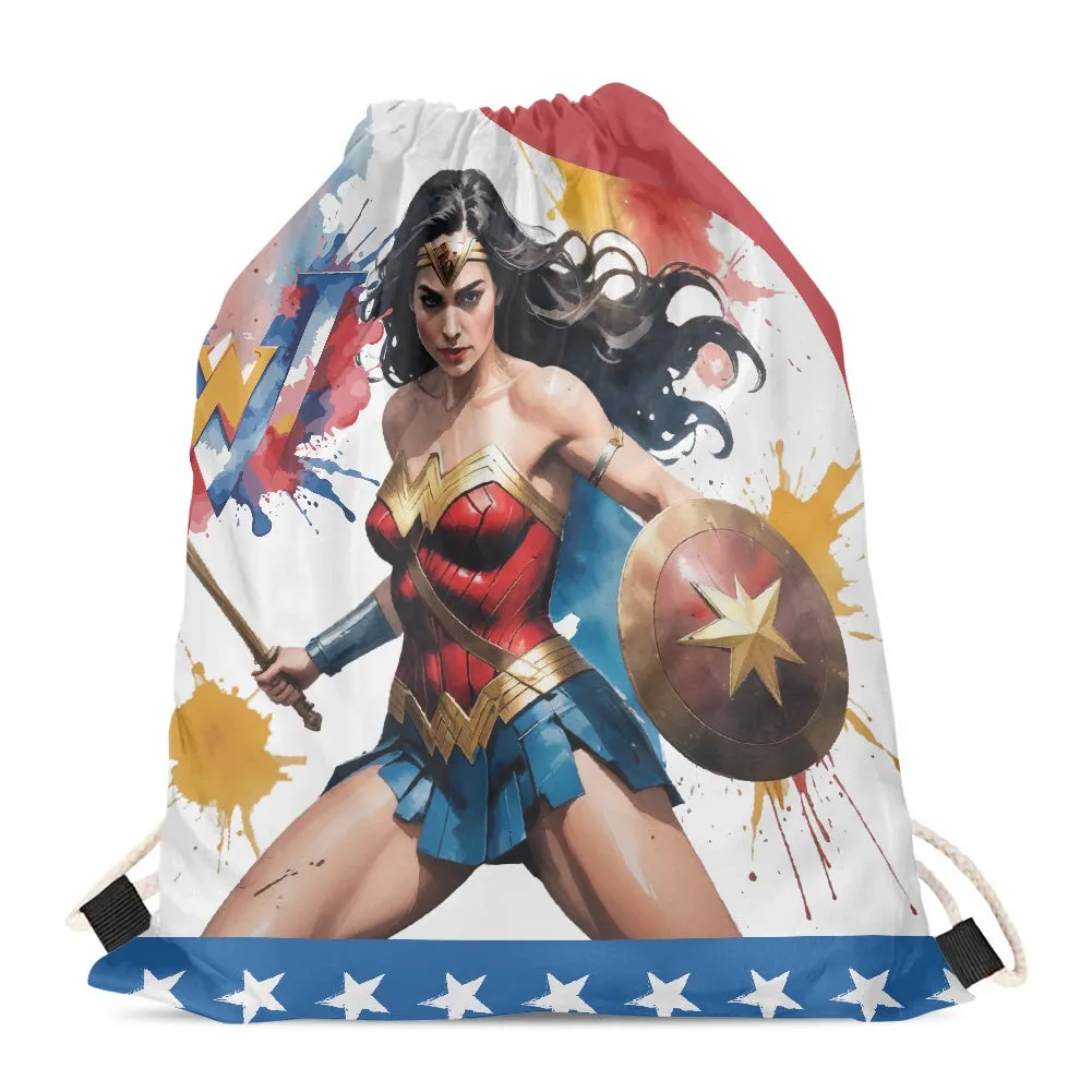 Wonder Woman Drawstring Bag