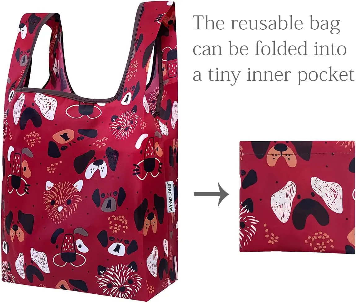 Wrapables JoliBag Collection Reusable Shopping Bag (Set of 2)