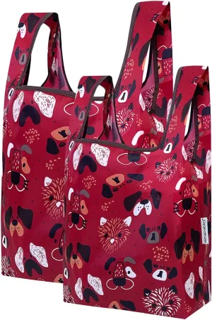 Wrapables JoliBag Collection Reusable Shopping Bag (Set of 2)