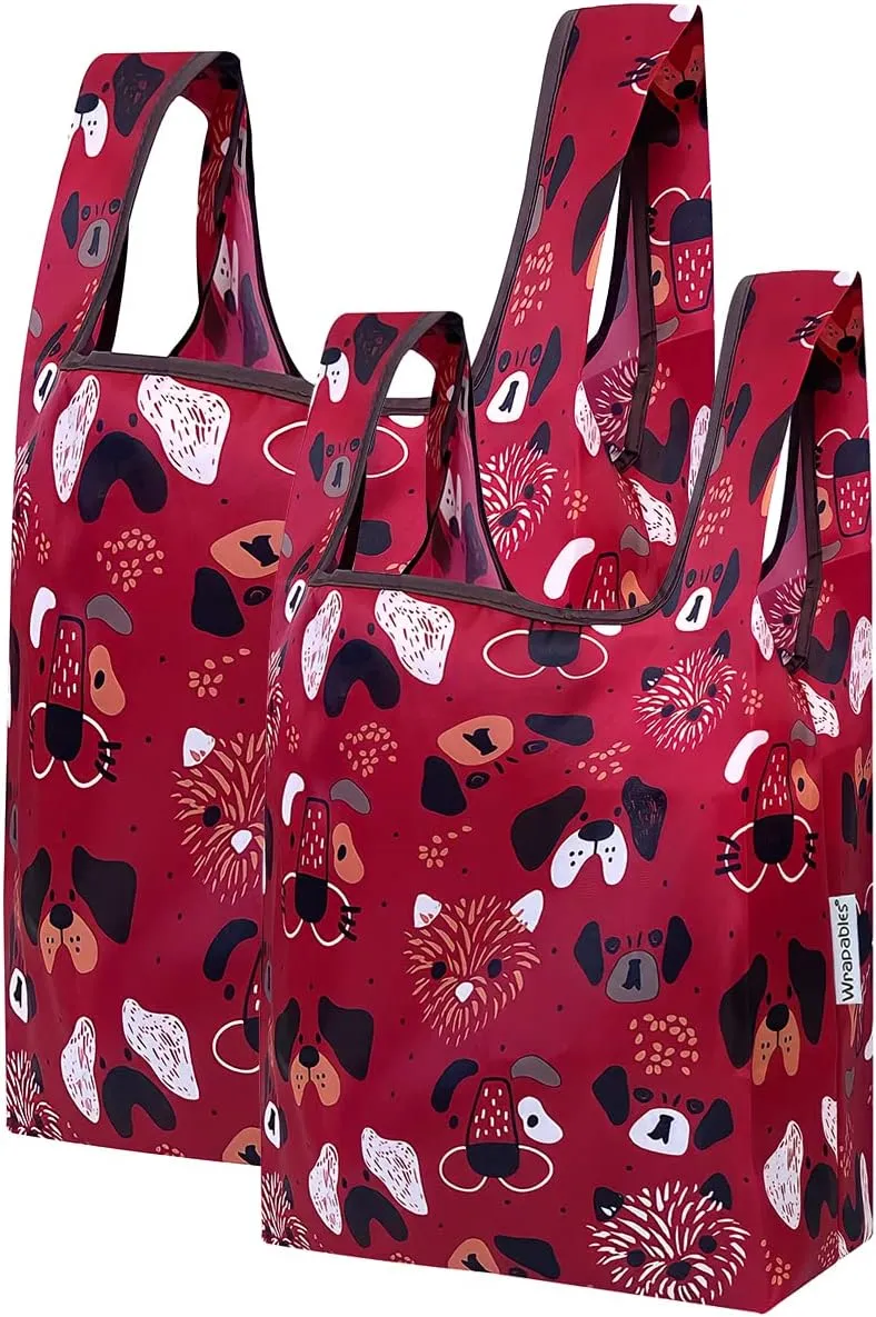 Wrapables JoliBag Collection Reusable Shopping Bag (Set of 2)