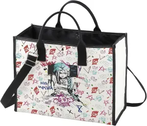 WZMPA Jinx & Vi Movie Tote Bag Jinx & Caitlyn Player Gift Jinx Was Here Shopping Grocery Bag Jinx & Silco Merch