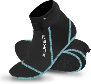 XUKER Neoprene Socks, 3mm Beach Volleyball Sand Soccer Wetsuit Socks Water Booties for Diving Snorkeling Kayaking Paddling
