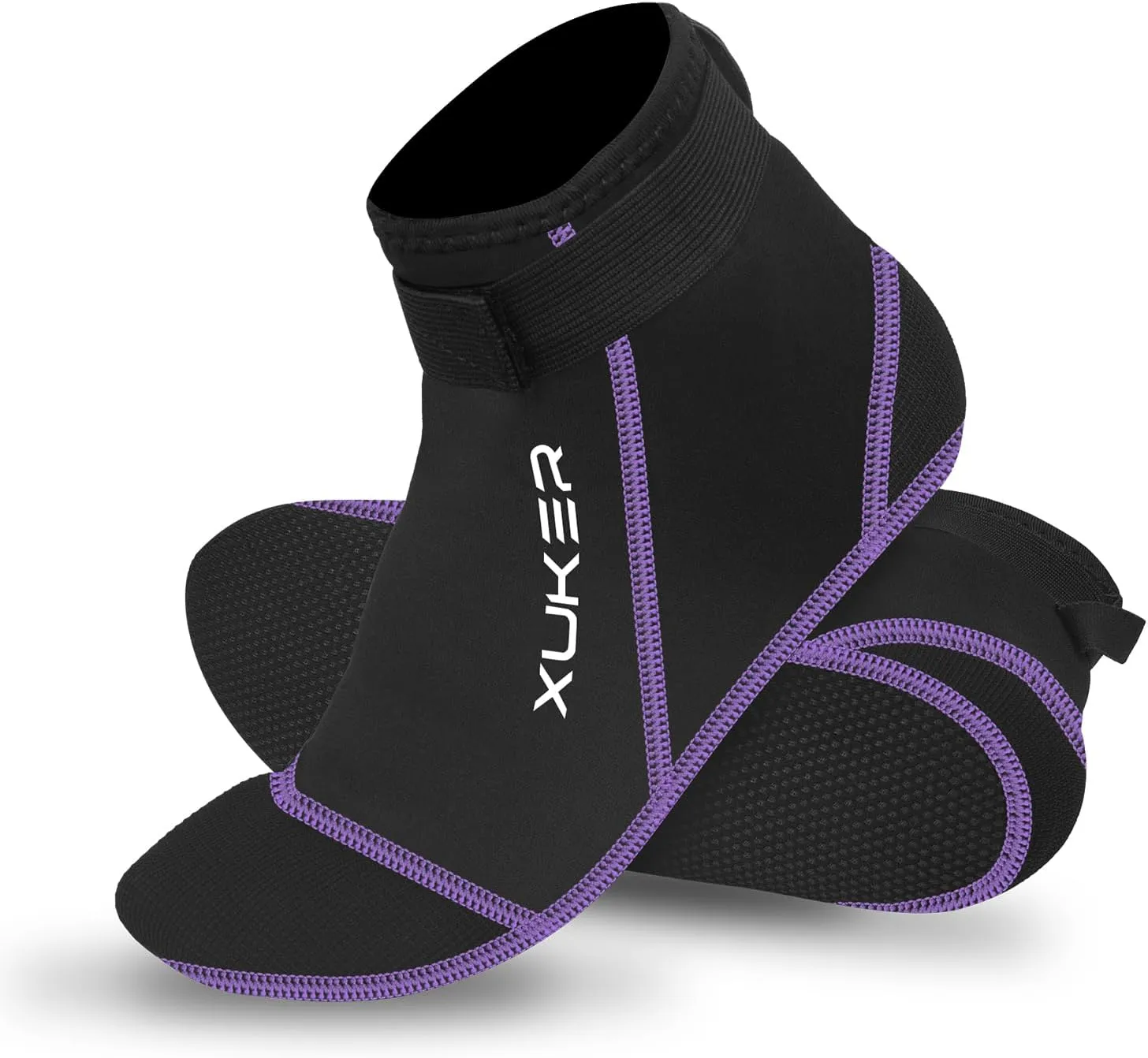 XUKER Neoprene Socks, 3mm Beach Volleyball Sand Soccer Wetsuit Socks Water Booties for Diving Snorkeling Kayaking Paddling