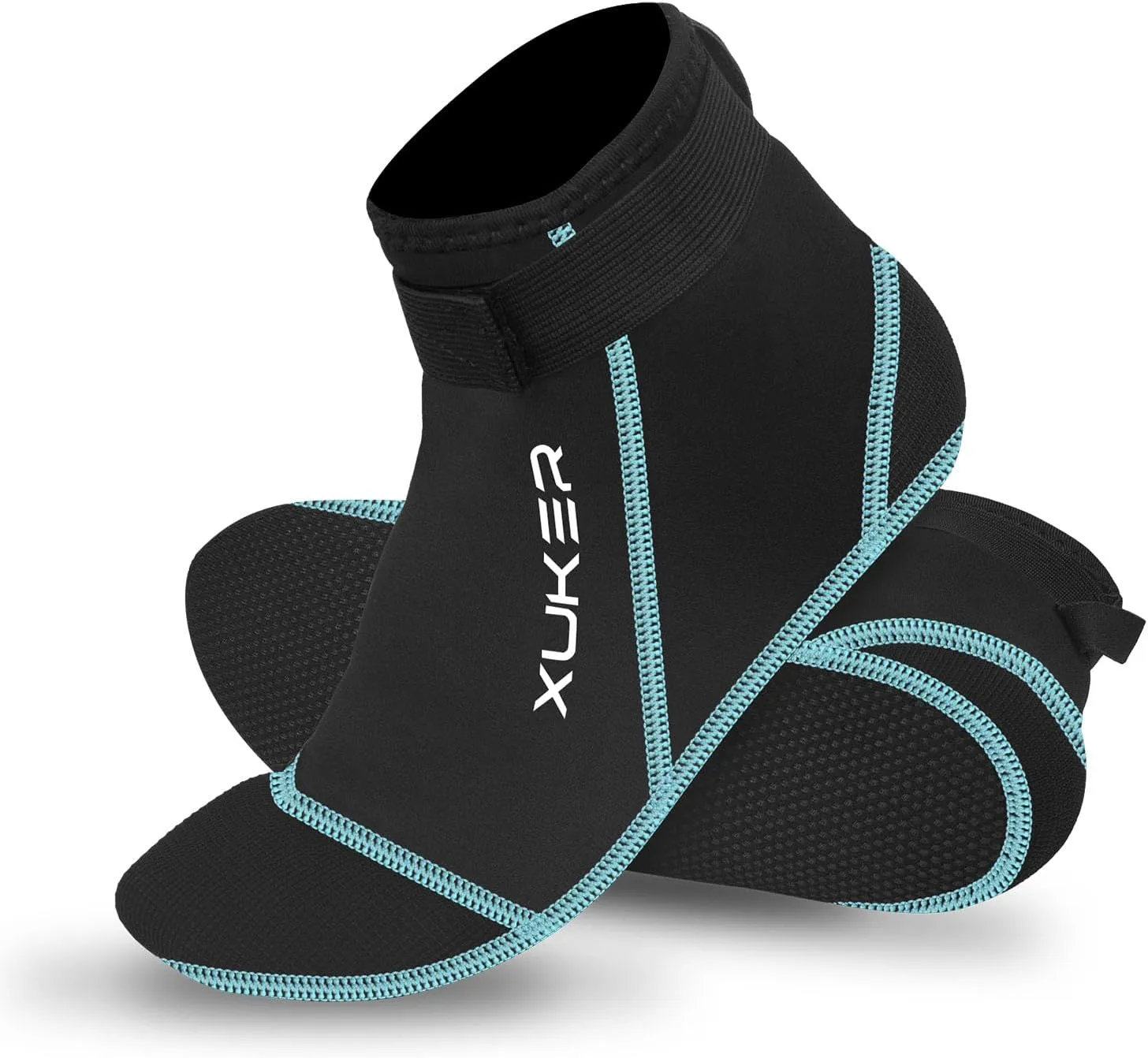 XUKER Neoprene Socks, 3mm Beach Volleyball Sand Soccer Wetsuit Socks Water Booties for Diving Snorkeling Kayaking Paddling