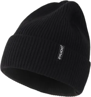 XXL/XL/L/M/S Beanie Hats,Plus Size Cuffed Knitted Hats,Large Ribbed Skull Cap for Big Heads,Small Winter Watch Cap