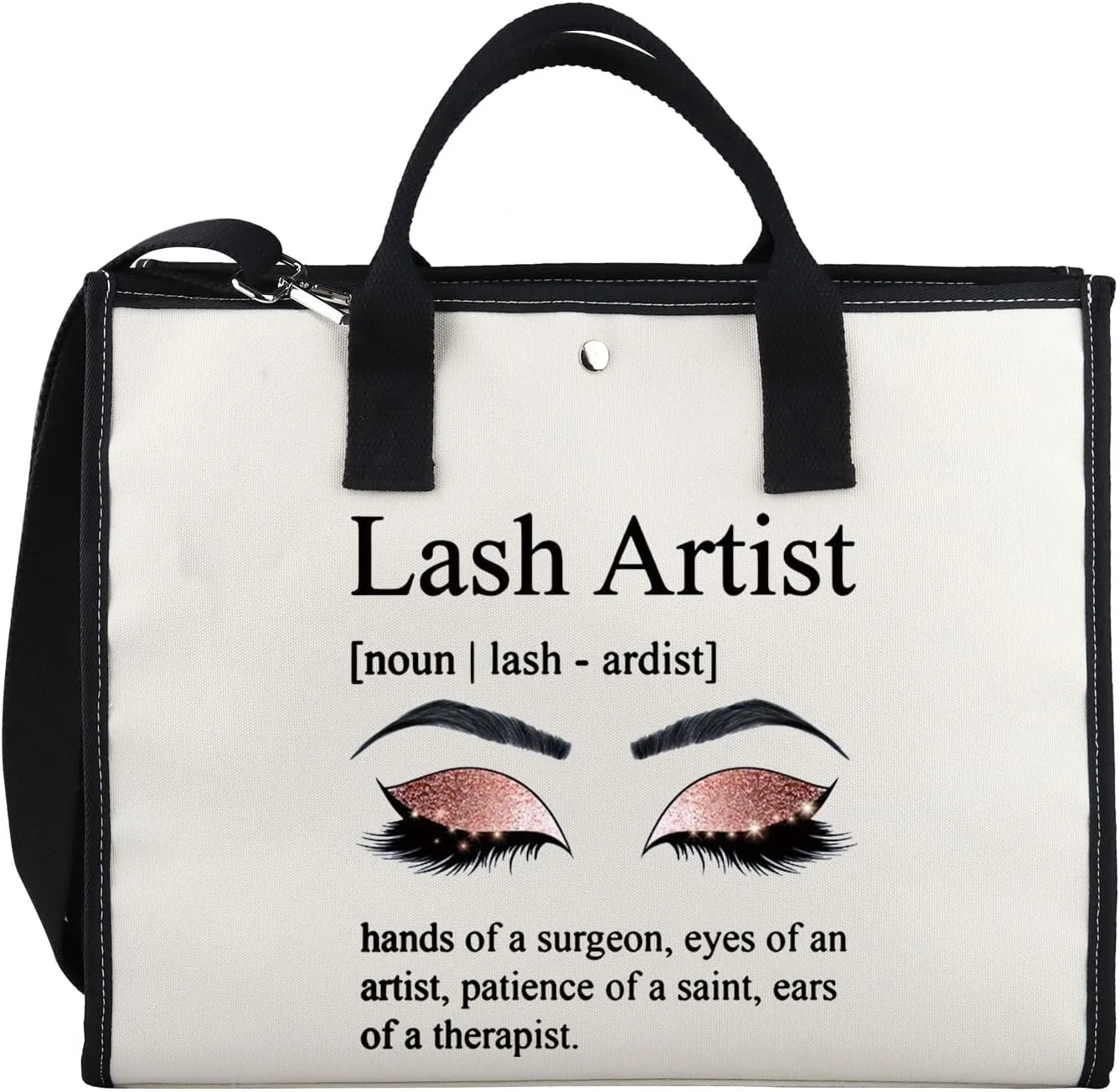 XYANFA Lash Artist Tech Tote Bag Gifts Eyelashes Stylist Extension