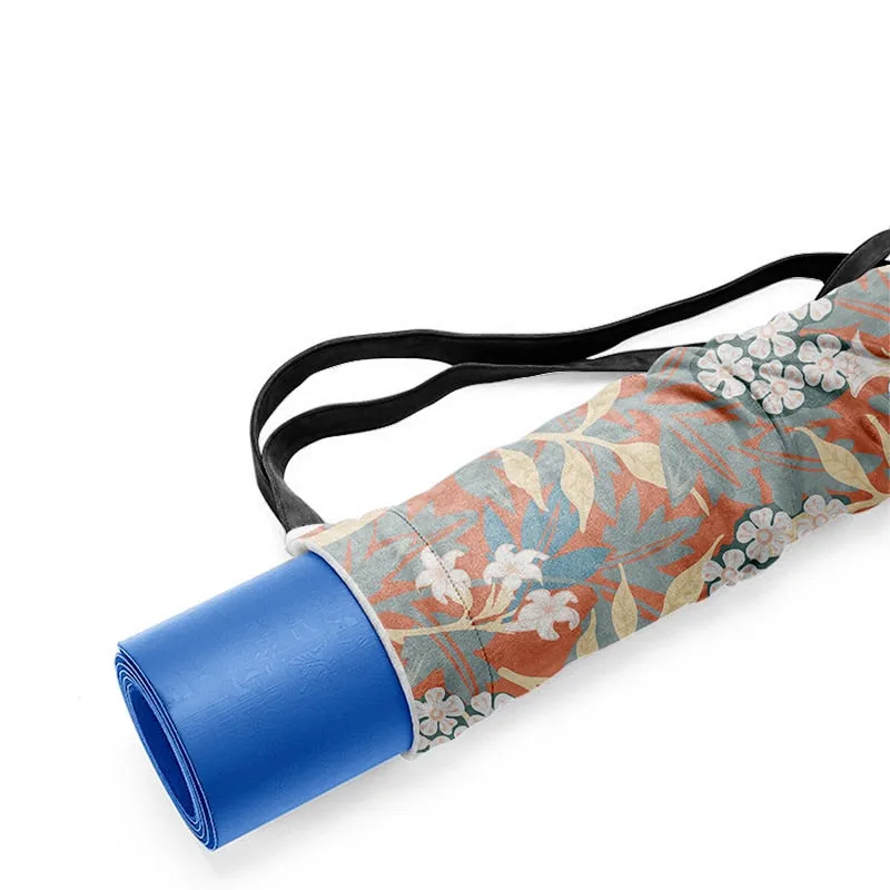 Yoga Mat Carrying Bags In 29 Different Colors And Patterns You Choose Gypsy Mandalas Plants Flowers Aztec Print Birds Canvas Drawstring Fashion Gym Accessory