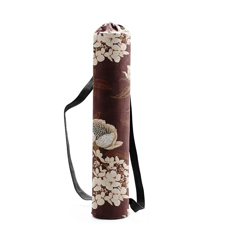 Yoga Mat Carrying Bags In 29 Different Colors And Patterns You Choose Gypsy Mandalas Plants Flowers Aztec Print Birds Canvas Drawstring Fashion Gym Accessory