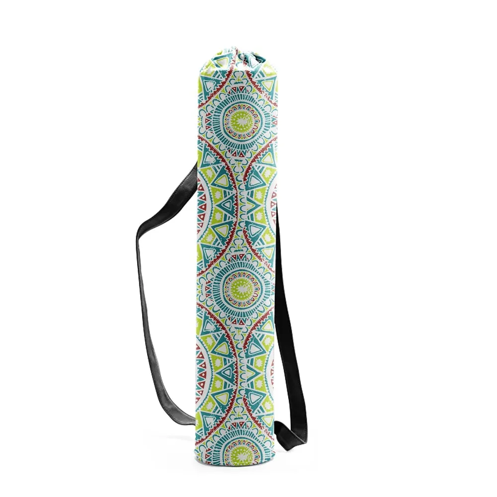 Yoga Mat Carrying Bags In 29 Different Colors And Patterns You Choose Gypsy Mandalas Plants Flowers Aztec Print Birds Canvas Drawstring Fashion Gym Accessory