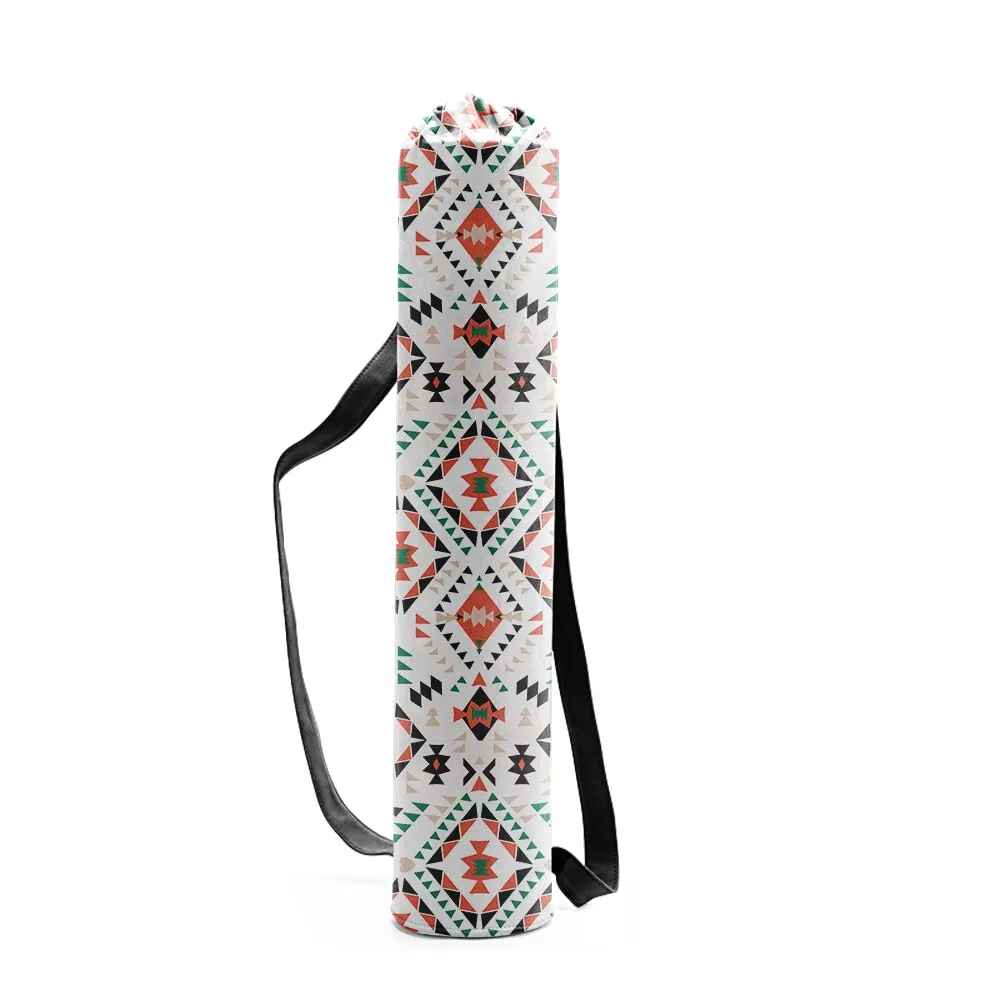 Yoga Mat Carrying Bags In 29 Different Colors And Patterns You Choose Gypsy Mandalas Plants Flowers Aztec Print Birds Canvas Drawstring Fashion Gym Accessory