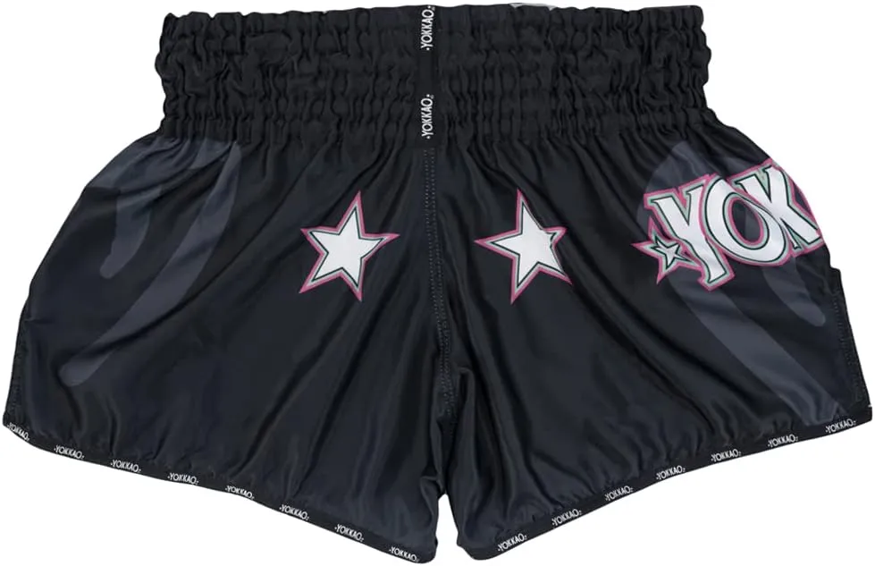 YOKKAO Muay Thai Boxing Shorts for Men & Women | Premium Satin Shorts for Athletes | Ideal for Training & Competition
