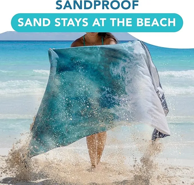 Youphoria Microfiber Travel Towel Fast Drying Lightweight - Quick Dry Towel for Camping, Beach, Backpacking, Hiking & Sport