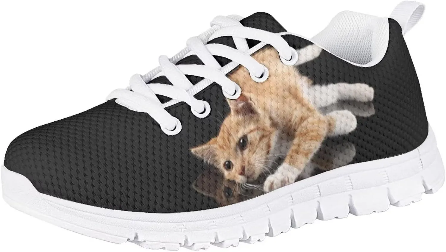 Yzaoxia Little/Big Kids Tennis Shoes for Girls Breathable Mesh Sneakers Lightweight Running Shoes Size 11-3