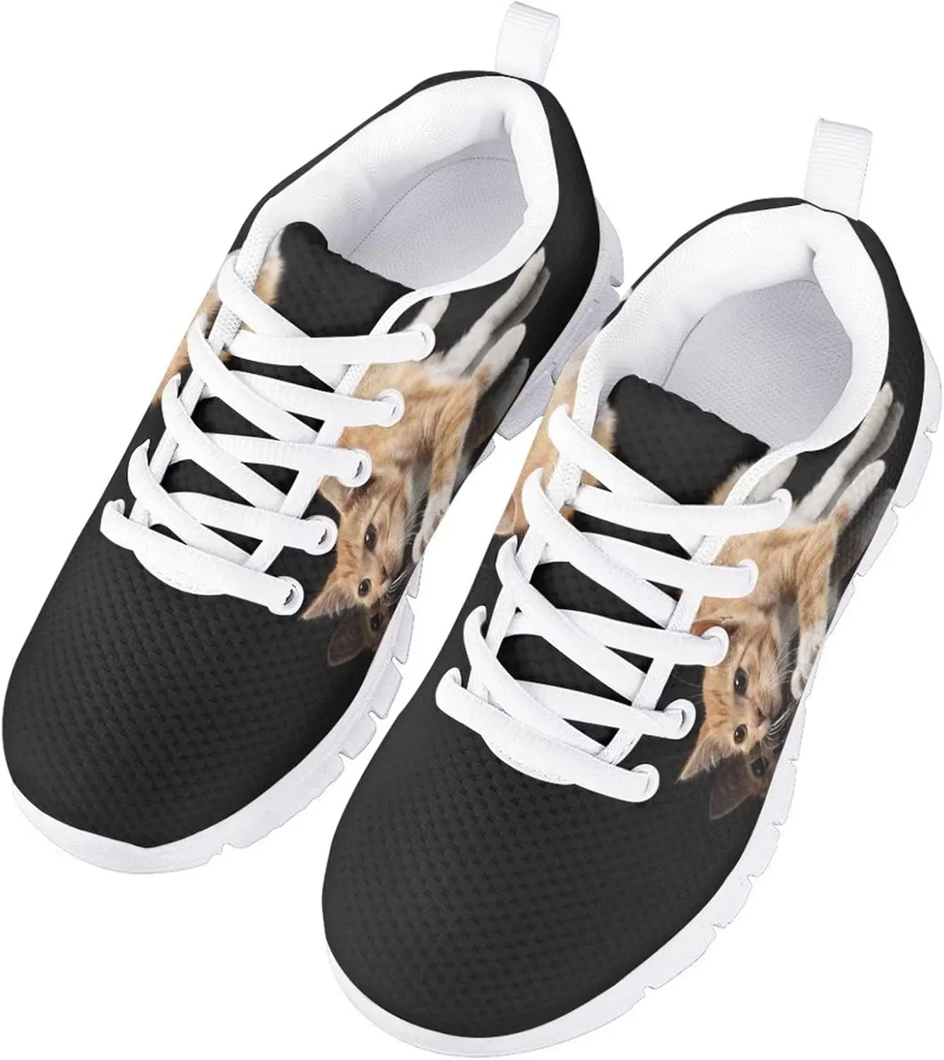 Yzaoxia Little/Big Kids Tennis Shoes for Girls Breathable Mesh Sneakers Lightweight Running Shoes Size 11-3
