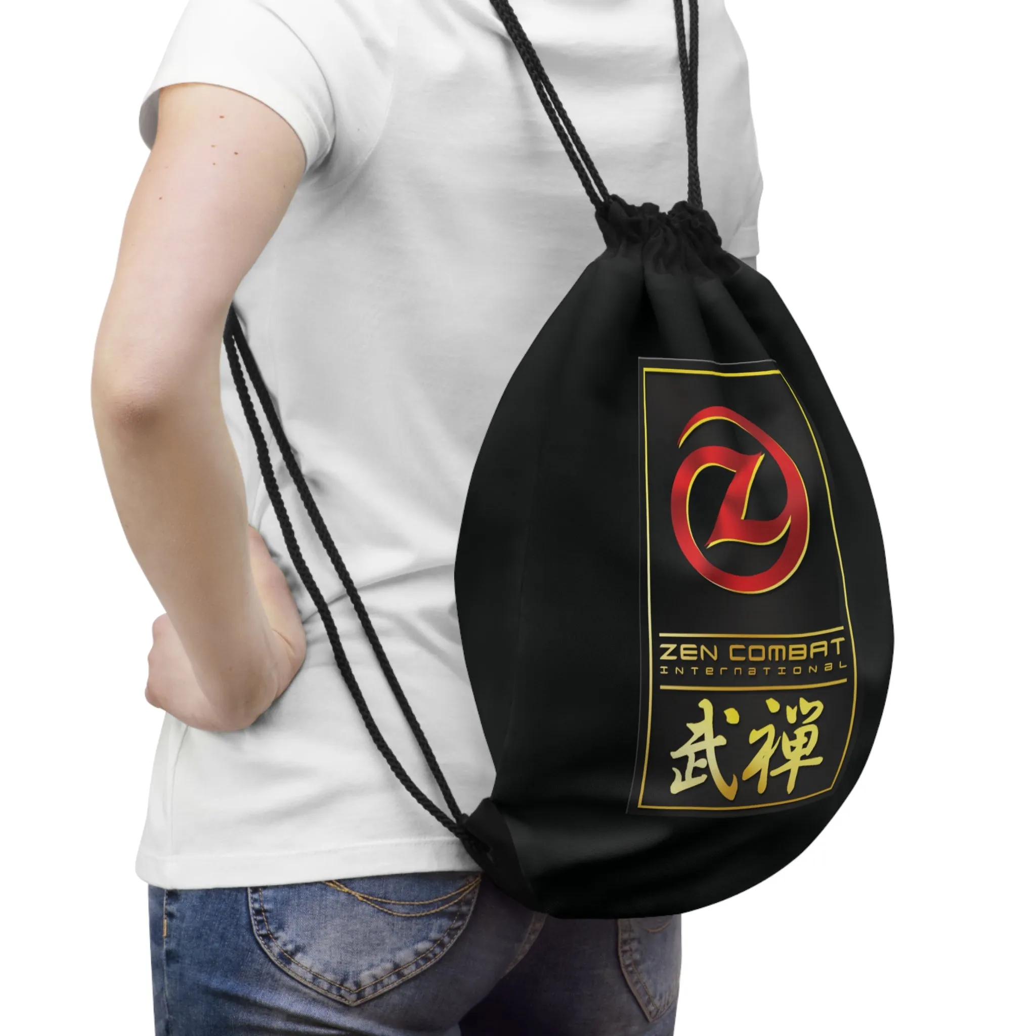 Zen Combat Black - Drawstring Bag