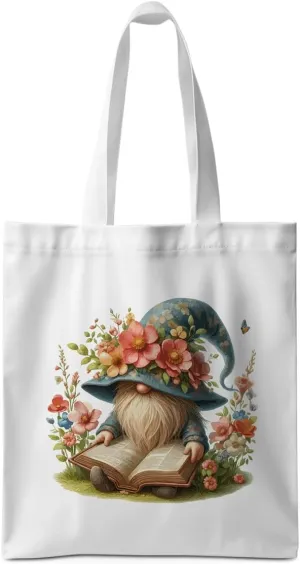 ZHAMEN Gnomes Gifts for Women - Funny Thanksgiving Pumpkin Christmas Halloween Sunflower Tote Bag