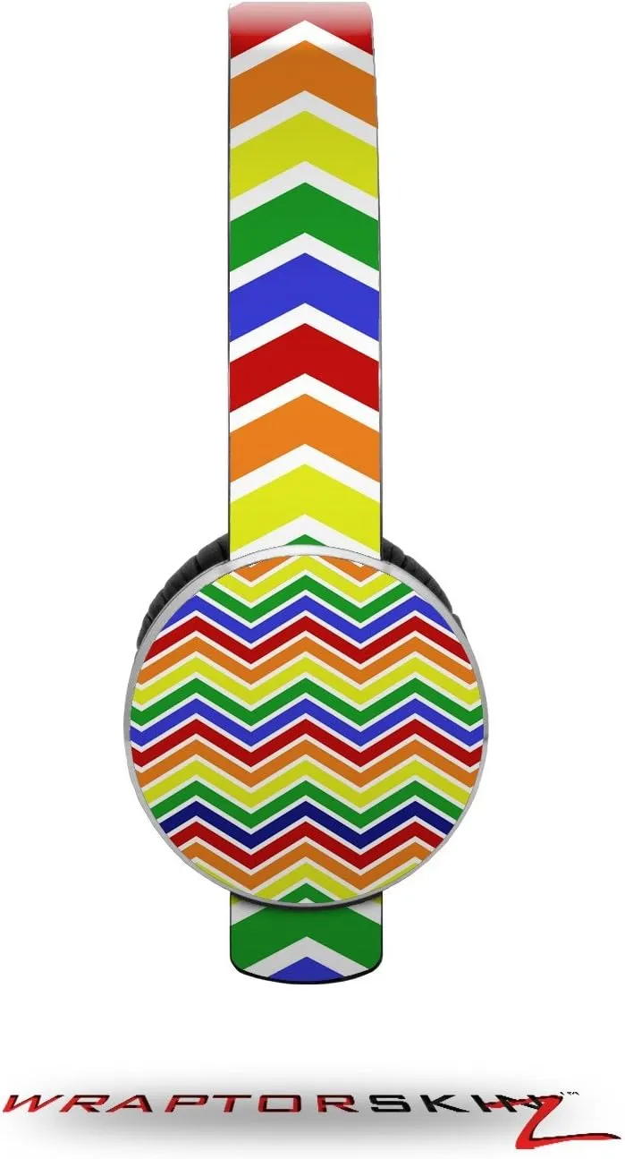 Zig Zag Rainbow Decal Style Skin (fits Sol Republic Tracks Headphones - Headphones NOT Included)