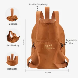 Zoy zoii Drawstring Bag for Kids, Kiwi Gym Bag Gift for Girls Boys Sports Camping Outdoor Travel, Widened Shoulder Straps Adjustable Length